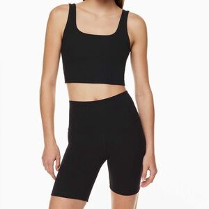 Aritzia TNAction Slick Rib Atmosphere 7” Shorts